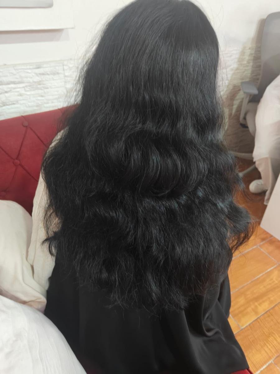 Hair Rebonding  Permanent Straightening Treatment - Before